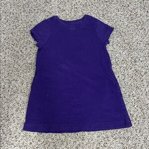 Primary Purple Cotton Shirt dress